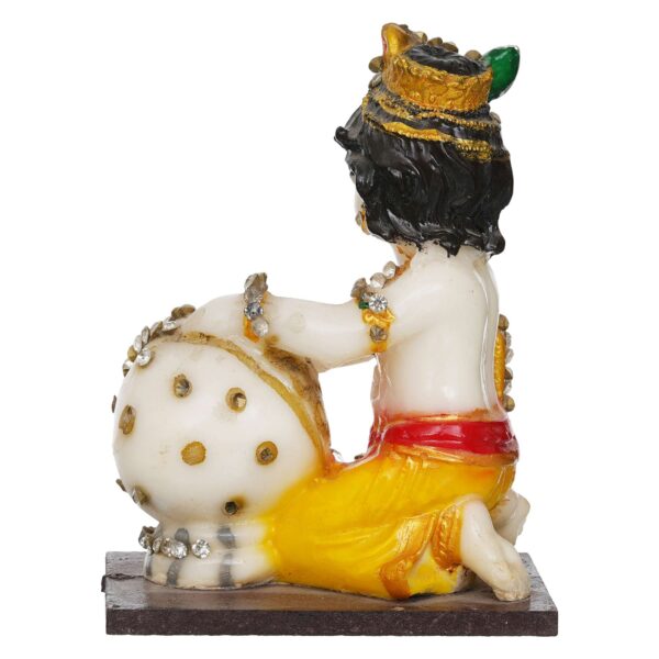 Makhan Chor Krishna Idol – Handcrafted Lord Krishna Statue for Home Décor & Gifting