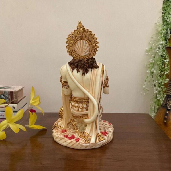 Marble Hanuman Ji Showpiece – Divine Bajrang Bali Idol for Home Décor