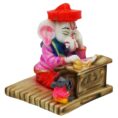 Premium Resin Ganesha Idol – Sitting Ganesha with Mouse for Home Décor