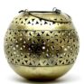 Handcrafted Brass Bowls with Floral Pattern – Decorative Showpiece