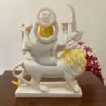 Divine Marble Mata Rani Idol – Handcrafted Showpiece for Home & Temple