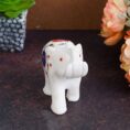Classic Marble Elephant Statue – Hand-Carved Decorative Piece