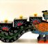 Handcrafted Wooden Peacock Sculpture: Exquisite Decor Accent