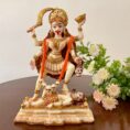 Handcrafted Marble Maa Kali Murti – Powerful Goddess Showpiece for Pooja