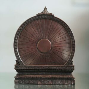 Brass Shiv Parivar idol with fine detailing—symbol of harmony, strength, and prosperity for home décor and gifting.