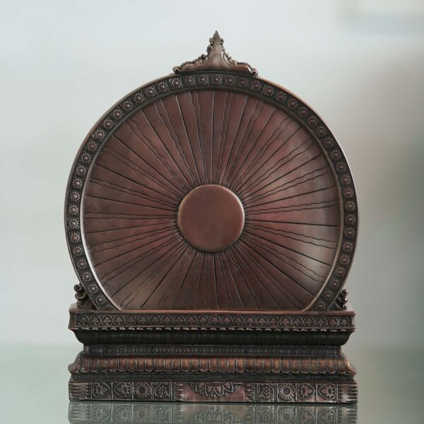 Brass Shiv Parivar idol with fine detailing—symbol of harmony, strength, and prosperity for home décor and gifting.