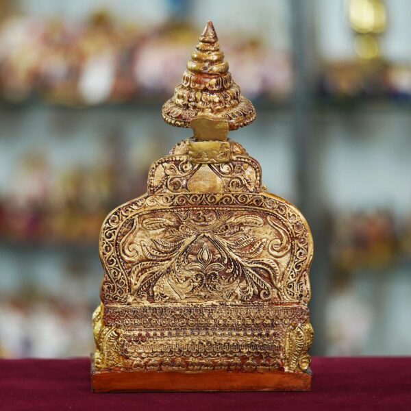 Marble Ganesh Ji Idol (10 Inch) – Handcrafted Ganpati Statue for Living Room Décor