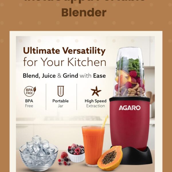 AGARO Portable Blender India Model
