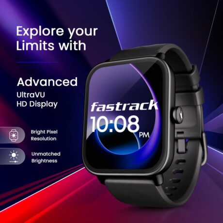 Fastrack Limitless Glide X 1.83" Smart Watch with Ultra UV HD Display