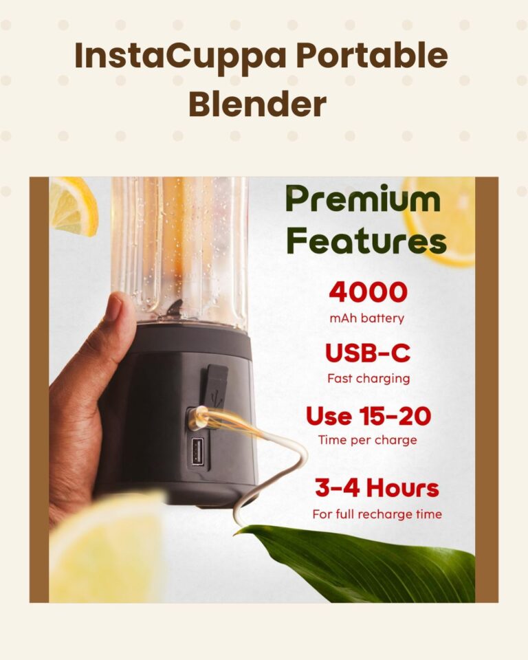 InstaCuppa Portable Blender
