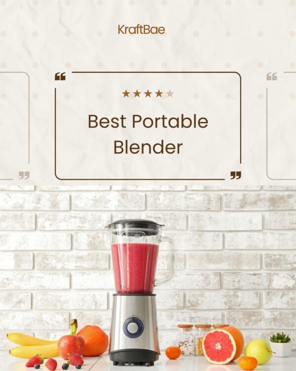 “Best portable blender bottle for smoothies and protein shakes in India”