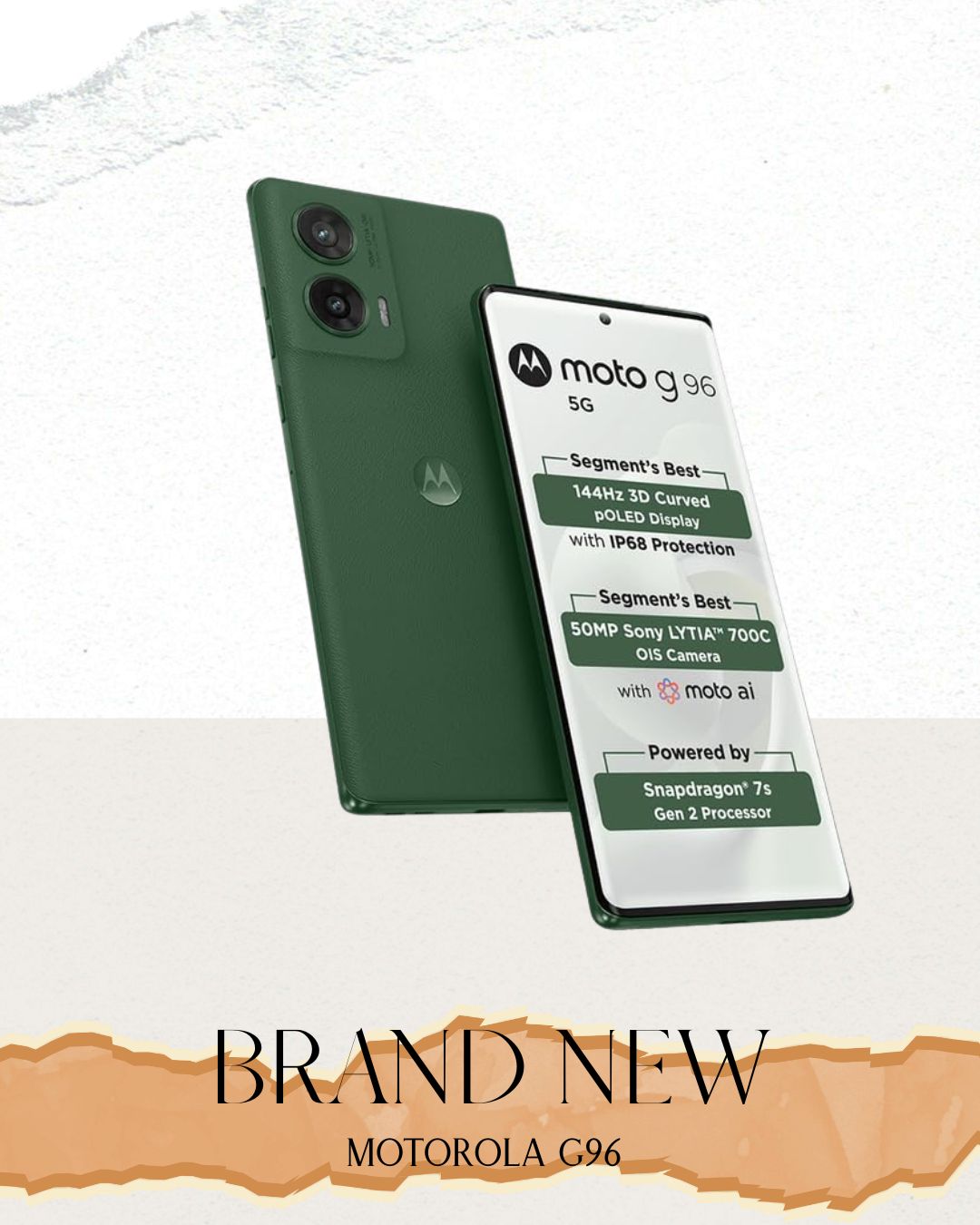 Motorola G96 5G – Best 5G Mobile Phone Under 20000 with Clean Android