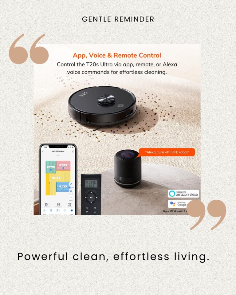 ILIFE T20s Ultra Robot Vacuum Cleaner with LiDAR Navigation