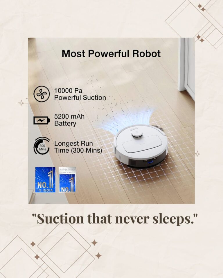 ECOVACS DEEBOT N30 White 2 in 1 Robot Vacuum Cleaner & Mop
